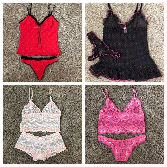 Victoria's Secret Other - VS & Rampage Stretch Lace Lingerie Bundle Small XS